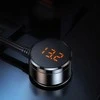 3Mk apsaugos priedai - 3mk automobilio maitinimo skirstytuvas 120W PD QC PPS USB 3A1C3 lizdas Juodas