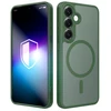 Dėklas 3MK Misty MagCase do Samsung Galaxy S25 žalia