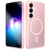 Dėklas 3MK Misty MagCase do Samsung Galaxy S25 rožinis