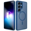 Dėklas 3MK Misty MagCase do Samsung Galaxy S25 Ultra mėlyna