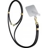 3MK EasyClip juodos spalvos (auksinis) virvelė telefonui