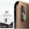 3MK kameros apsauga skirta iPhone Xs Hybrid Glass for Camera Lens, 4 vnt
