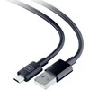 3MK Hyper kabelis USB-A - Micro USB1.2m 5V 2,4A juodos spalvos