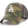 Kepurė 47 Brand 47 prekės ženklo dangtelis 47 prekės ženklas MLB LA Dodgers Trucker - B -CBRAN12GWP -CMD