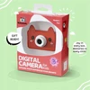 4Cv Mobile Skaitmeninis Aparat Dla Dziecka 24mp Video 1080p Lcd 2" + Karta 32gb / Kiimento / Model C / Fox / Raudona
