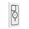 4Kom Oem COLOR EDGE MAG COVER dėklas suderinamas su MagSafe skirtas Samsung Galaxy S25 juodos spalvos