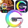4kom.pl ECOBOX* Naktinė lempa LED Įkroviklis INDUKCYJNA QI Garsiakalbis ZEGAR BUDZIK RGB MAŁA