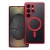 4Kom Oem ELECTRO MAG COVER dėklas suderinamas su MagSafe skirtas Samsung Galaxy S25 Edge red