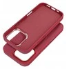 Oem Originalus „iPhone 15 PRO“ dėklas su „Frame Mag Cover“, suderinamas su „MagSafe“, rausvai raudonas