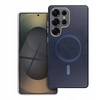 4Kom Oem GENTLEMAN MAG COVER dėklas suderinamas su MagSafe skirtas Samsung Galaxy A36 mėlynos spalvos
