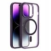 4Kom Oem MATTE MAG COVER dėklas suderinamas su MagSafe skirtas Samsung Galaxy S25 PLUS violetinės spalvos