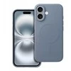 4Kom Oem Silikoninis MAG COVER dėklas suderinamas su MagSafe skirtas Samsung Galaxy S25 Edge light mėlynas