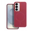 4Kom Oem FRAME MAG COVER dėklas suderinamas su MagSafe skirtas Samsung Galaxy A56 magenta