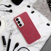 4Kom Oem FRAME MAG COVER dėklas suderinamas su MagSafe skirtas Samsung Galaxy A16 magenta