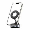 Juodas automobilinis magnetinis telefono laikiklis „Tech-Protect N60 Magsafe Wind & Dash”