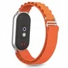 Tech-Protect Nylon Pro apyrankė skirta Xiaomi Smart Band 8 / 9 / 10 / NFC – oranžinės spalvos