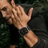 Juoda apyrankė Apple Watch 6 / 7 / 8 / 9 / 10 / SE / Ultra 1 / 2 ( 44 / 45 / 46 / 49 mm) „Tech-Protect Nylon Slip”