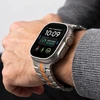TECH-PROTECT STAINLESS APPLE WATCH 8 / 9 / 10 / 11 / 12 / SE / ULTRA (44 / 45 / 46 / 49 MM) titano/oranžinė