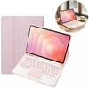 4kom.pl Dėklas i Klaviatūra touchpad do Samsung Galaxy S11 X730 X736 uchwyt na rysik, rožinė