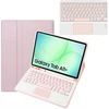 4kom.pl Dėklas su klaviatūra Bluetooth do Samsung Galaxy Tab A11+ Plus rožinė - ochronne su podstawką