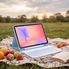 4kom.pl Dėklas su klaviatūra Galaxy Tab S10 Lite 10.9'' SM-X406 SM-X400 2025 apsauginis mėlynas