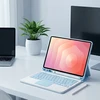 4kom.pl Dėklas su klaviatūra magnetyczną do Galaxy Tab A11+ / A9+ 10.9 Bluetooth touchpad