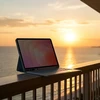 4kom.pl Dėklas su klaviatūra magnetyczną do Galaxy Tab A11+ / A9+ 10.9 Bluetooth touchpad