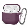 Dėklas TECH-PROTECT silikoninis pakabukas Apple AirPods 4 / 5 bordo spalvos