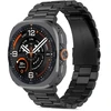 „Tech-Protect“ nerūdijančio plieno „Samsung Galaxy Watch Ultra 1 / 2“ 2024–2026 (47 mm) juoda