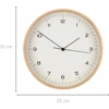4Living 4Gyvoji Laikrodžio faneros siena, Ø 31 cm