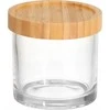 4Living Cotton Jar LINA, stiklas ir bambukas