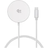 4smarts belaidis įkroviklis Qi2/MagSafe įkrovimo rinkinys 25W, 1,5 m, baltas
