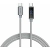 4smarts USB-C kabelis DigitCord 100W 1,5m, pilkas