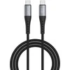 Kabelis USB 4smarts USB-C - USB-C 1.5 m Juodas (541454)