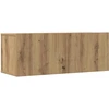TV staliukas 5 dalių sieninis televizoriaus spintelės komplektas Artisan Oak