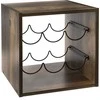 5five Simply Smart Vyno stovas INDUS, 6 buteliai, 31 x 31 cm