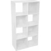 5five Simply Smart Knygų lentyna, 8 lentynos, MDF, 68x32x134 cm, balta