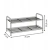 5five Simply Smart METTY metalinė batų lentyna, 2 aukštai, 71 cm