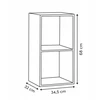5five Simply Smart 5five Modulinė lentyna su 2 skyriais, 34,5 x 32 x 67,5 cm