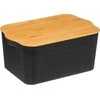 5five Simply Smart Bamboo Plastikinė dėžutė su bambukiniu dangteliu, 6,5 litro