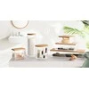 5five Simply Smart Bamboo Vonios organizatorius SELENA, išilginis su bambukiniu dangčiu