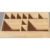 5five Simply Smart Bamboo Bambuko tvarkyklė indams, kosmetika, daugiafunkcis, 100% bambukas