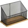 5five Simply Smart Bamboo Korespondencijos organizatorius, bambuko metalas, 20 x 14 x 29 cm