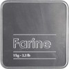 5five Simply Smart Four container, 1kg, metal, juodas
