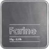 5five Simply Smart Four container, 1kg, metal, juodas