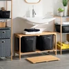 5five Simply Smart Bamboo Bambuko vonios pagrindas, 53 x 36 cm, neslystantis