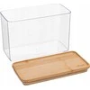 5five Simply Smart Bamboo ESKE birių produktų konteineris, pailgas su bambukiniu dangteliu, 2L