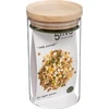 5five Simply Smart Bamboo Birių maisto produktų talpa su bambukiniu dangteliu, sandari, 1 l