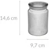 5five Simply Smart 5five Pojemnik stiklinis su dangteliu DOLCE, 720 ml