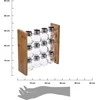5five Simply Smart Bamboo Bambuko prieskoniai, prieskonių tvarkyklė, sieninė lentyna, prieskonių dėžutė, laikymo dėžutė, lentyna